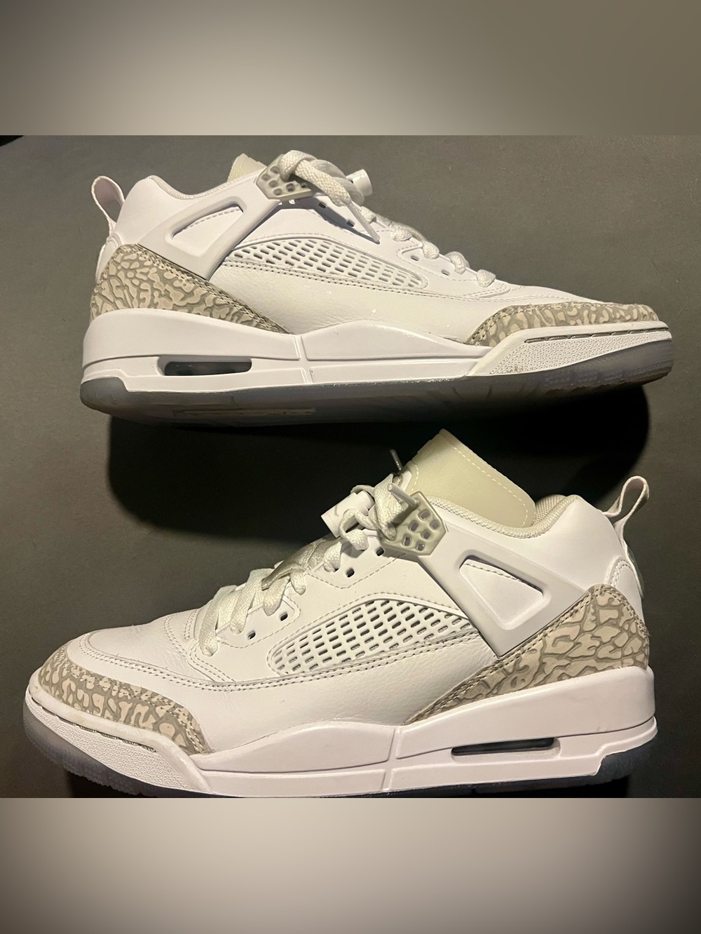 Air Jordan Spizike Low 'White Neutral Grey'